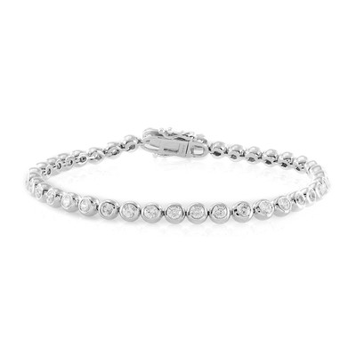 Brazalete en plata con Zircón