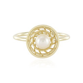 Anillo en oro con Perla beige Freshwater (Ornaments by de Melo)