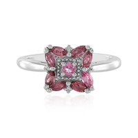 Anillo en plata con Turmalina rosa