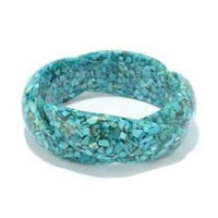 Brazalete con Turquesa mosaico (Dallas Prince Designs)