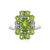 Anillo en plata con Peridoto