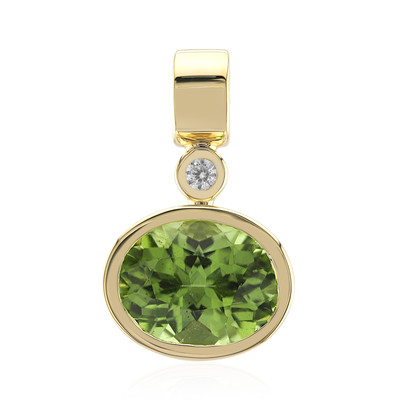 Colgante en oro con Peridoto de Wagogo