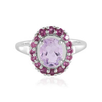 Anillo en plata con Amatista Rosa de Francia