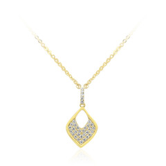 Collar en oro con Diamante limpio a lupa F (LUCENT DIAMONDS)