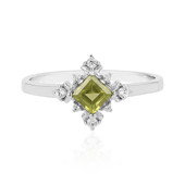 Anillo en plata con Peridoto