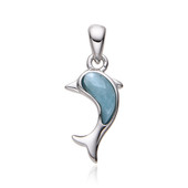 Colgante en plata con Larimar