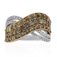 Anillo en oro con Diamante fancy SI2 (CIRARI)