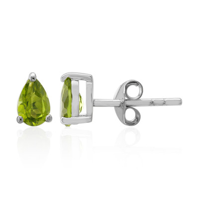 Pendientes en plata con Peridoto de Birmania