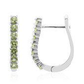 Pendientes en plata con Peridoto de Birmania