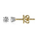 Pendientes en oro con Diamante SI1 (G) (Annette)