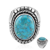 Anillo en plata con Turquesa azul del Mohave Kingman (Art of Nature)