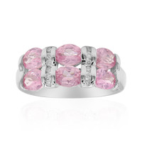 Anillo en oro con Espinela de Birmania rosa (CIRARI)