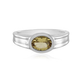 Anillo en plata con Berilo amarillo