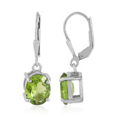 Pendientes en plata con Peridoto