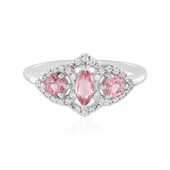 Anillo en plata con Turmalina rosa de Nigeria