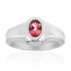 Anillo en plata con Turmalina rosa