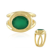 Anillo en latón con Ónix verde (Juwelo Style)