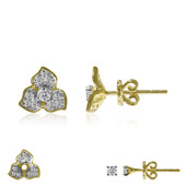 Pendientes en oro con Diamante SI1 (G) (Annette)