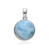 Colgante en plata con Larimar