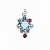 Colgante en plata con Larimar