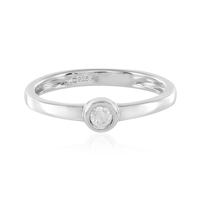 Anillo en plata con Diamante I3 (J)