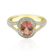 Anillo en oro con Turmalina rosa (Annette)