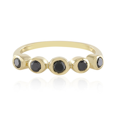 Anillo en oro con Diamante negro