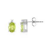 Pendientes en plata con Peridoto