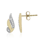 Pendientes en oro con Diamante limpio a lupa F (LUCENT DIAMONDS)