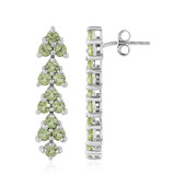 Pendientes en plata con Peridoto