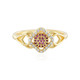 Anillo en plata con Zafiro Ceylon rosa sin calentar