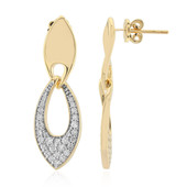 Pendientes en oro con Diamante SI1 (G) (Annette)