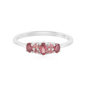 Anillo en plata con Turmalina rosa