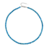 Collar en plata con Apatita azul