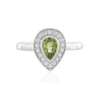 Anillo en plata con Peridoto