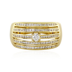 Anillo en oro con Diamante limpio a lupa F (LUCENT DIAMONDS)