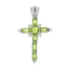 Colgante en plata con Peridoto