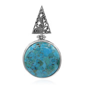 Colgante en plata con Turquesa azul del Mohave Kingman (Art of Nature)