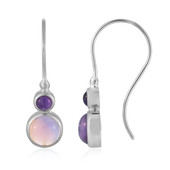 Pendientes en plata con Ametrino