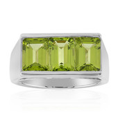 Anillo en plata con Peridoto de Jilin (Pallanova)