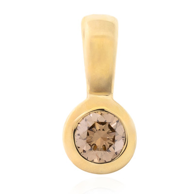 Colgante en oro con Diamante champán Argyle SI1 (CUSTODANA)