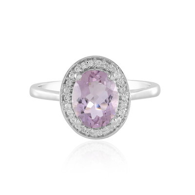 Anillo en plata con Amatista Rosa de Francia