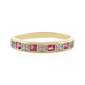 Anillo en oro con Turmalina rosa (Adela Gold)