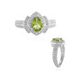 Anillo en plata con Peridoto