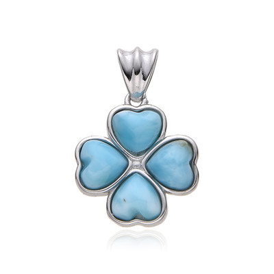 Colgante en plata con Larimar