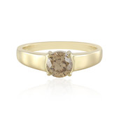 Anillo en oro con Diamante champán I2 (de Melo)