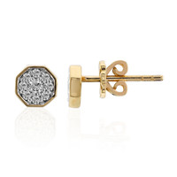 Pendientes en oro con Diamante SI1 (G)