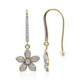 Pendientes en oro con Diamante SI1 (G) (Annette)