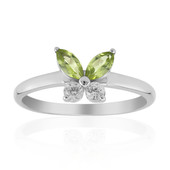 Anillo en plata con Peridoto