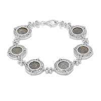 Brazalete en plata con Moneda Antiguo mito de la ofrenda de la viuda - Prutah